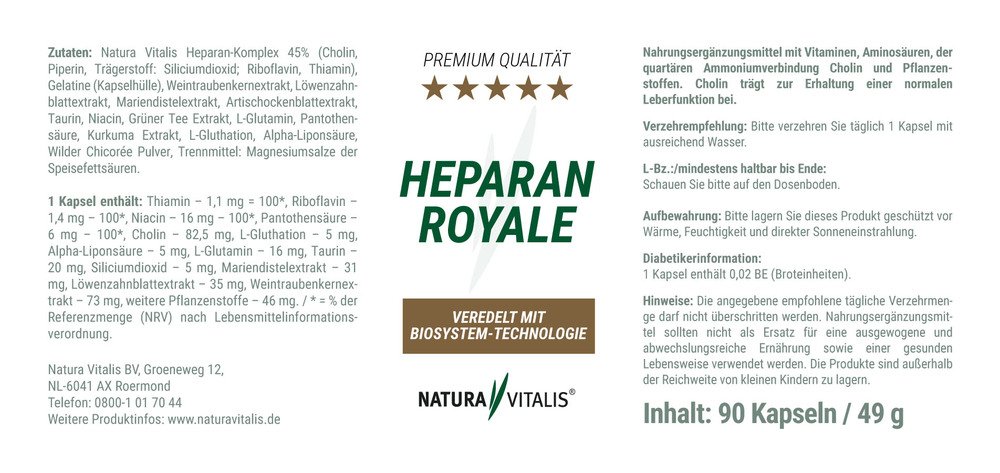 Leber-Vital-Set: Heparan Royale + Mariendistel