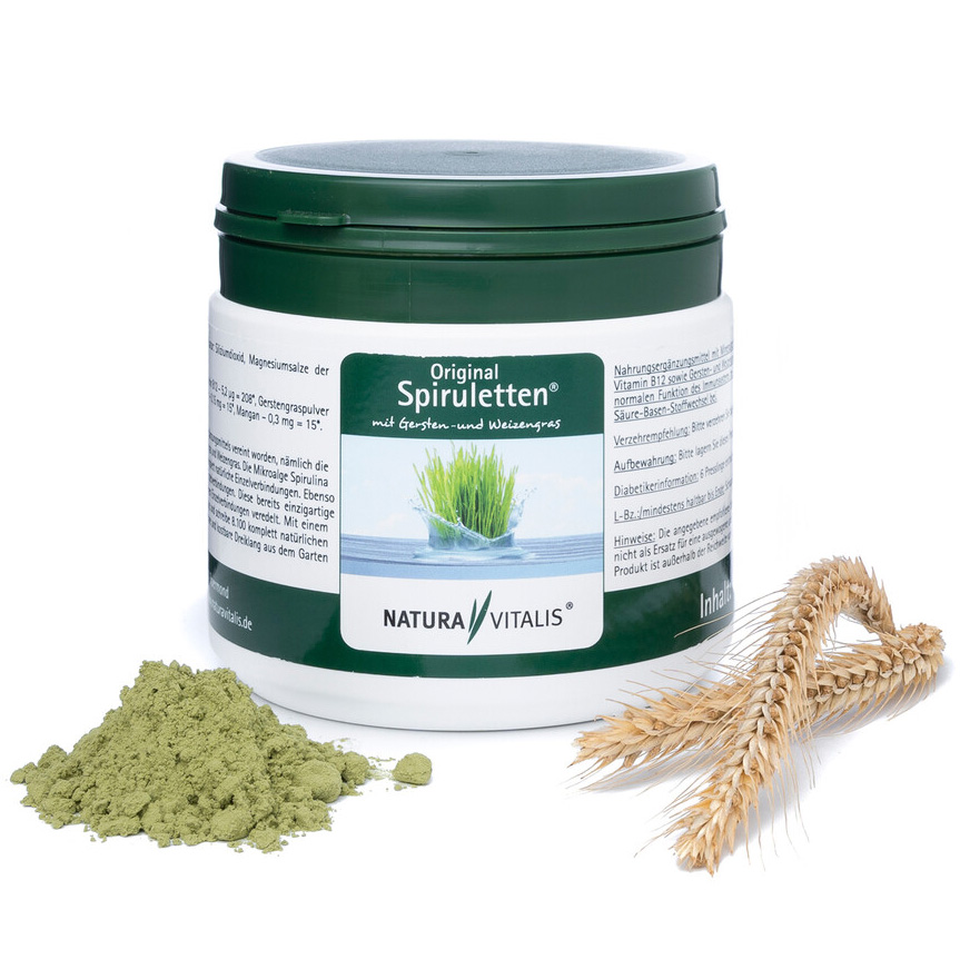 Spirulina plus Gerstengras & Weizengras - 1000 Presslinge