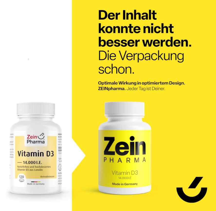 Vitamin D3 Softgel-Kapseln 14.000 I.E. - 120 Kapseln