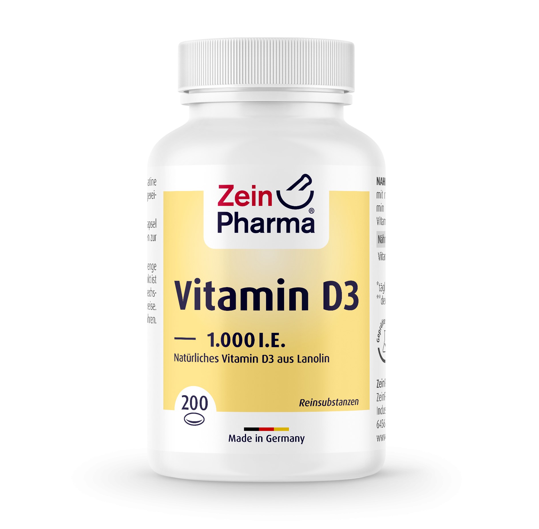 Vitamin D3 1.000 I.E. - 200 Kapseln