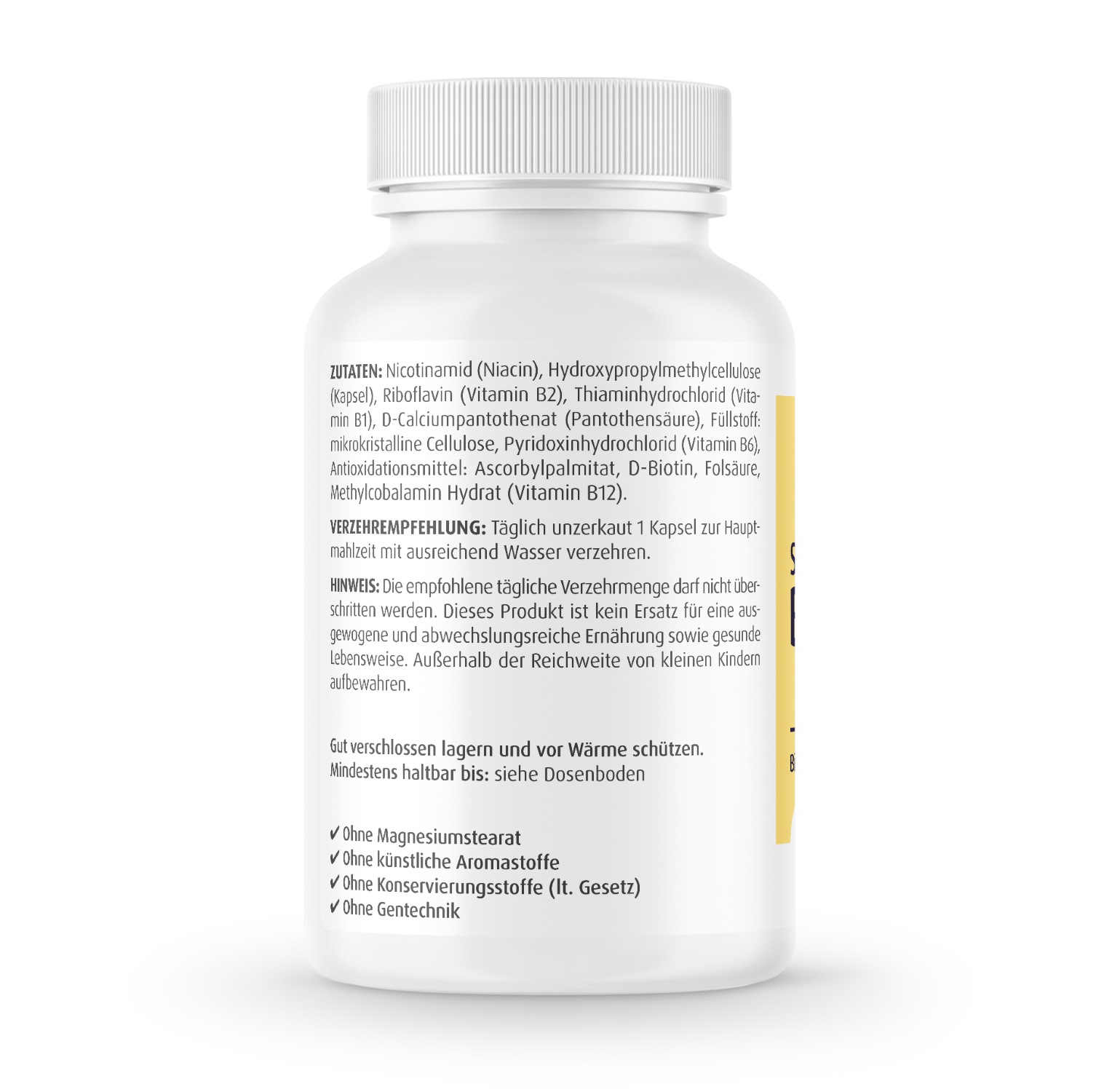 Super B-Komplex + Biotin - 90 Kapseln