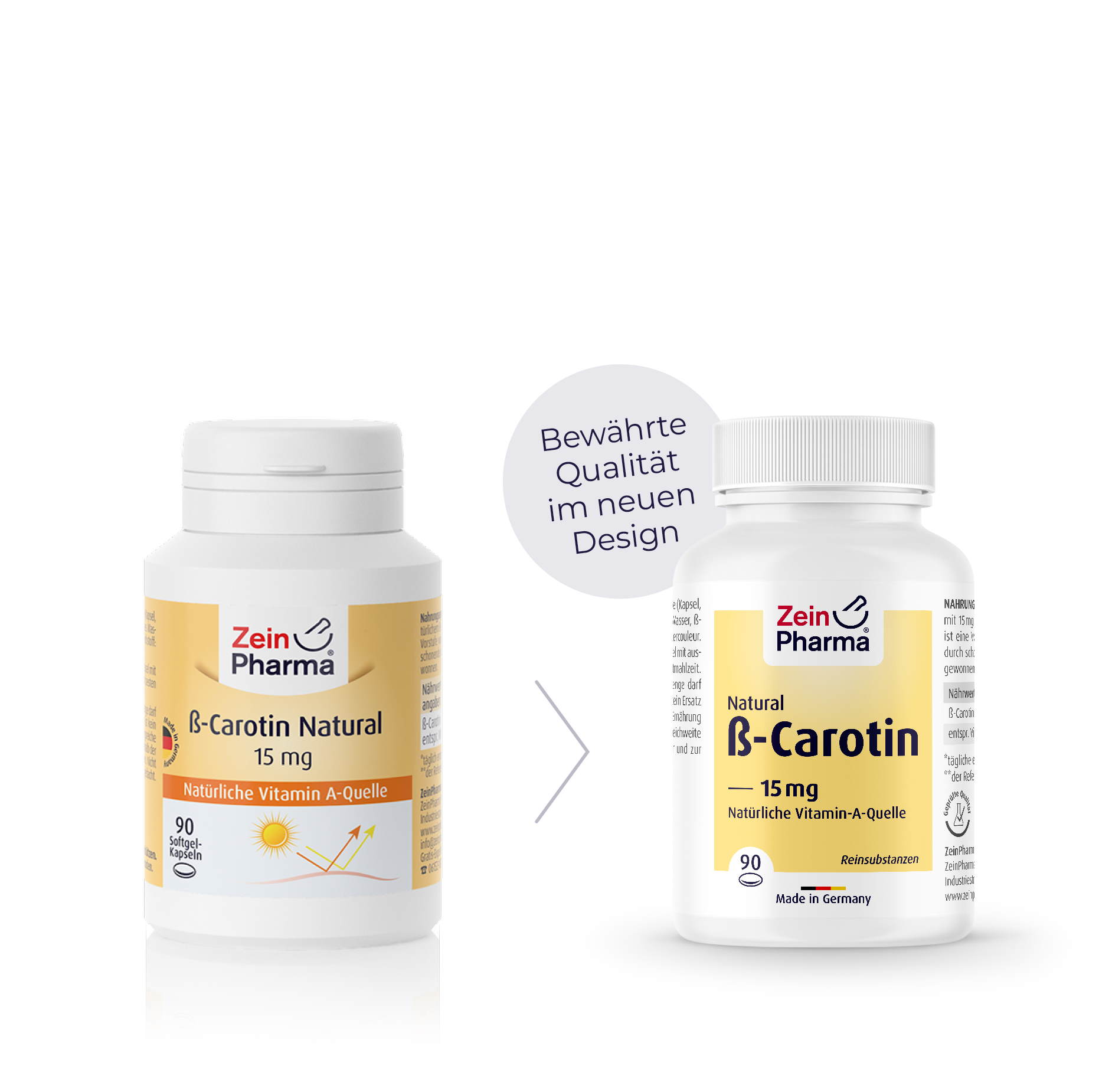 Beta Carotin Natural 15 mg - 90 Kapseln