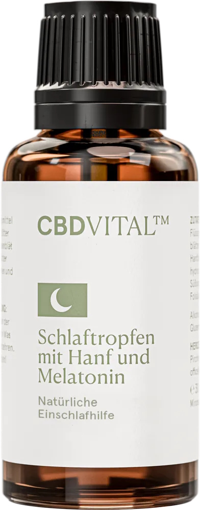 Schlaftropfen mit Hanf & Melatonin - 30ml