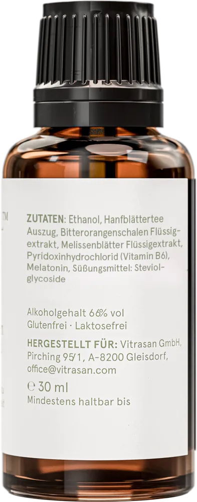 Schlaftropfen mit Hanf & Melatonin - 30ml