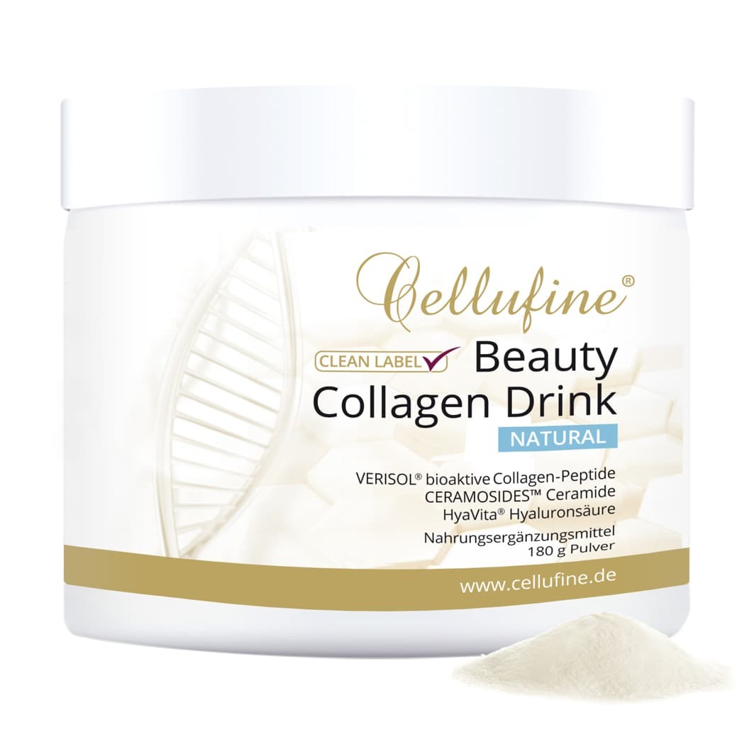 Cellufine Beauty-Collagen-Drink mit HyaVita Hyaluronsure NATURAL - 180g