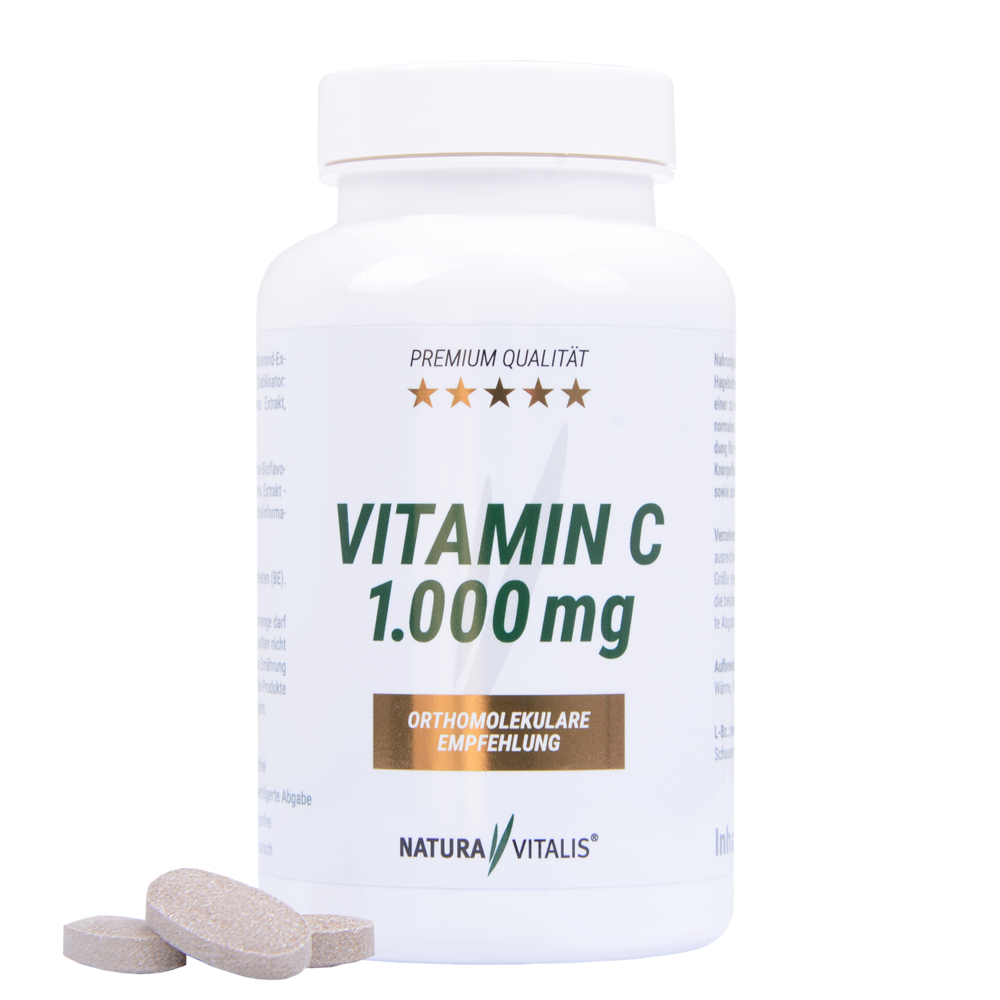 Vitamin C 1000mg 120 Presslinge von Natura Vitalis
