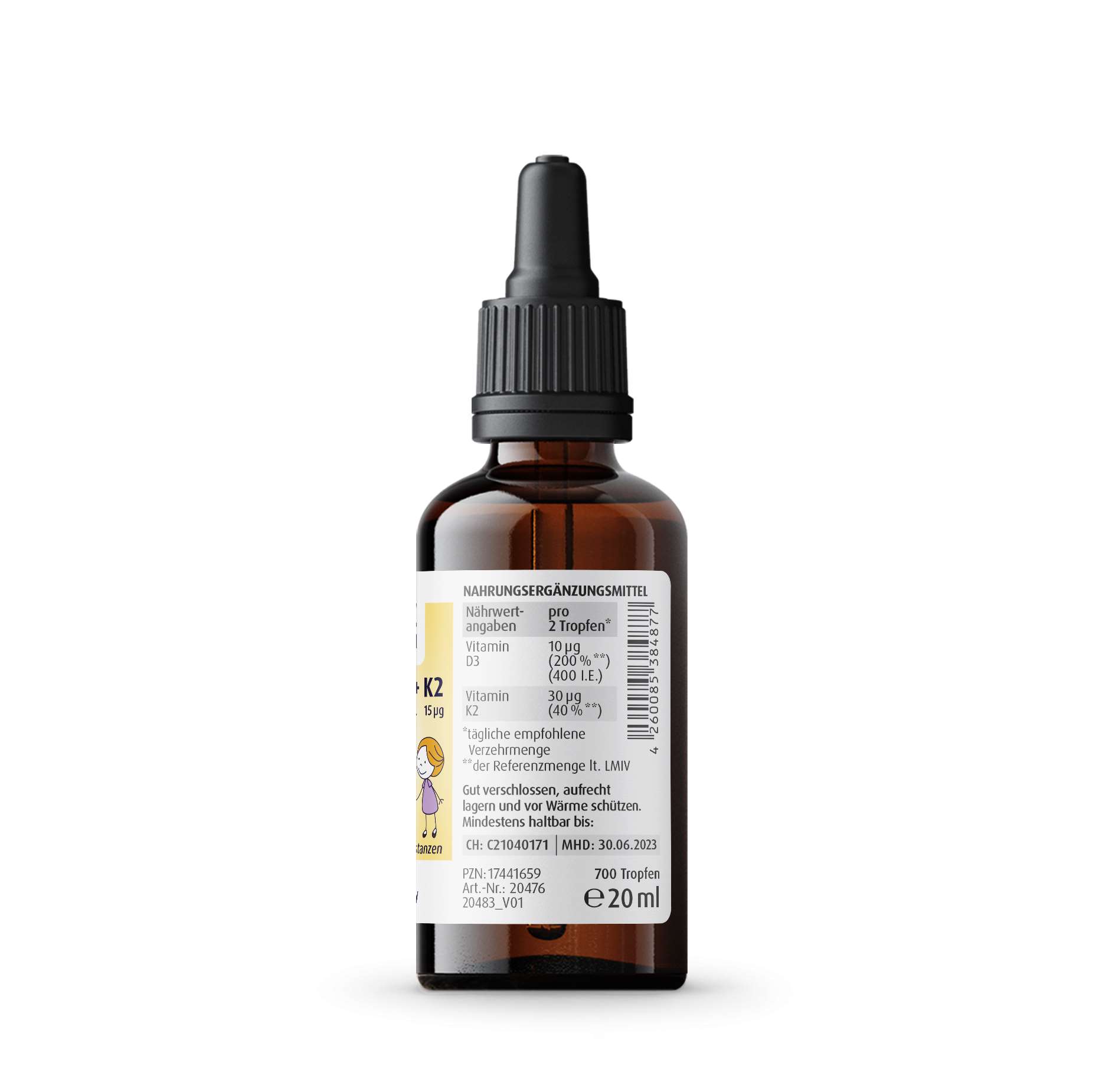 Vitamin D3 + K2 Family Tropfen - 20ml