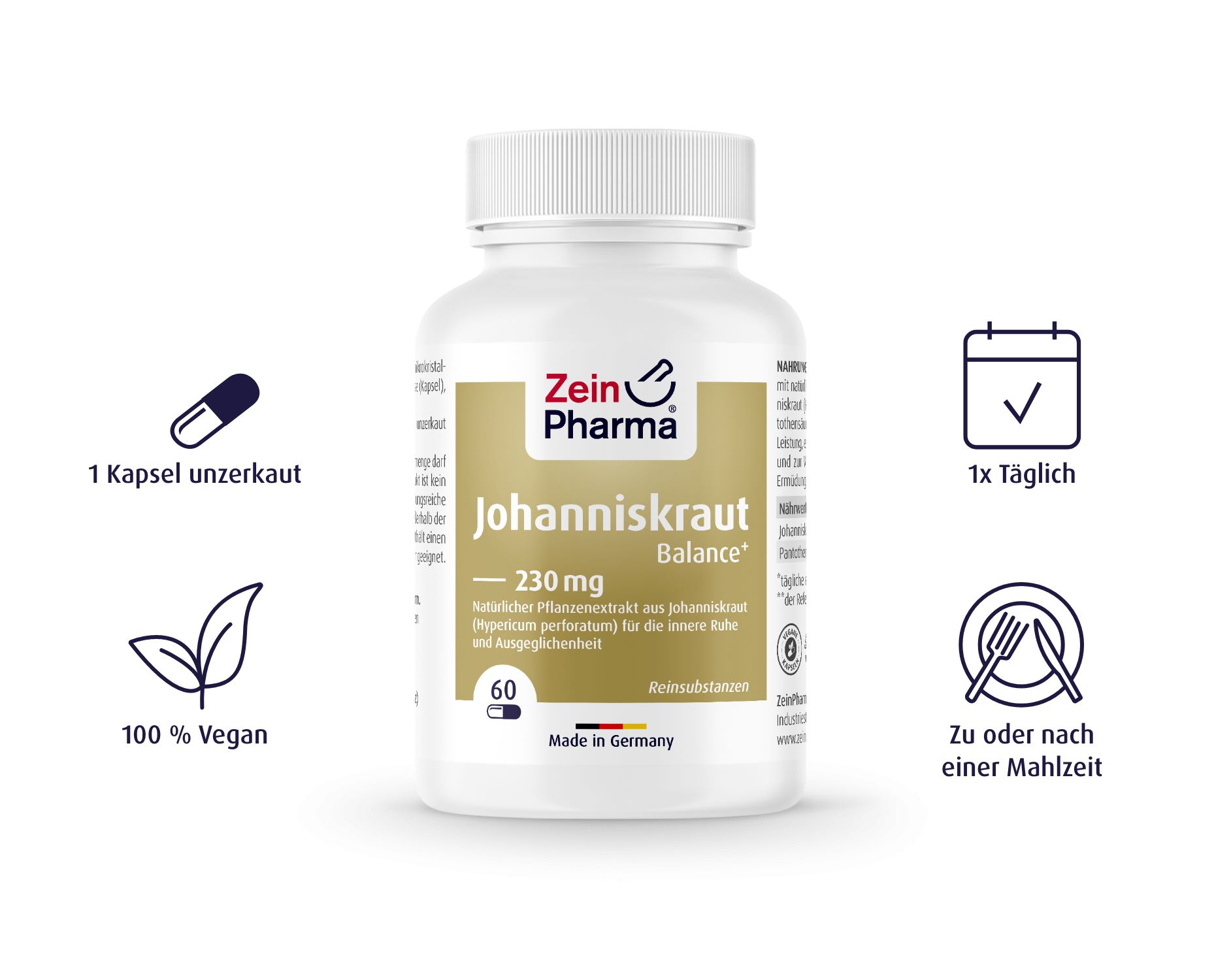 Johanniskraut Balance+ 230mg - 60 Kapseln