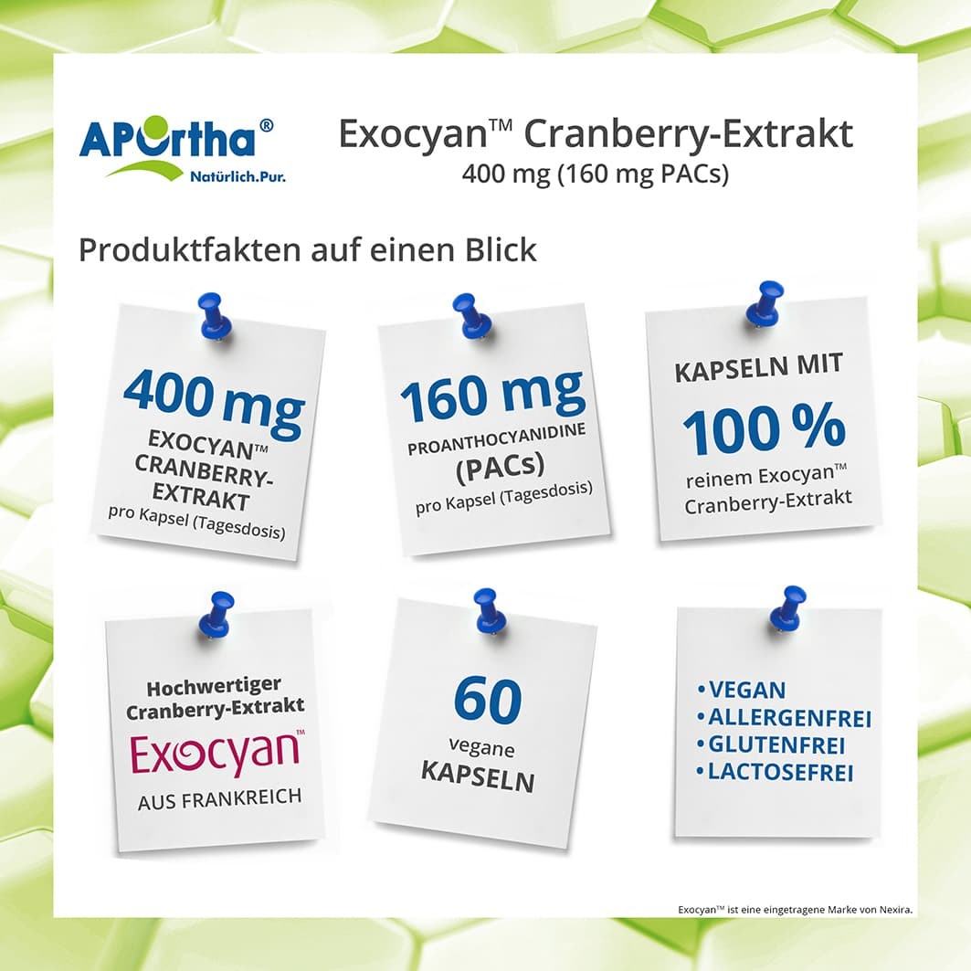 Cranberry-Extrakt Exocyan™ - 60 vegane Kapseln