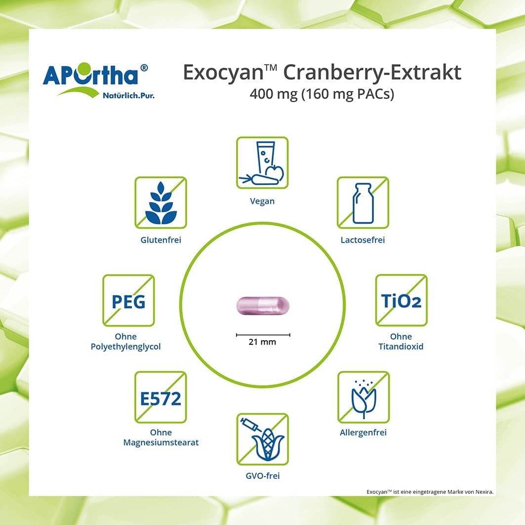 Cranberry-Extrakt Exocyan™ - 60 vegane Kapseln