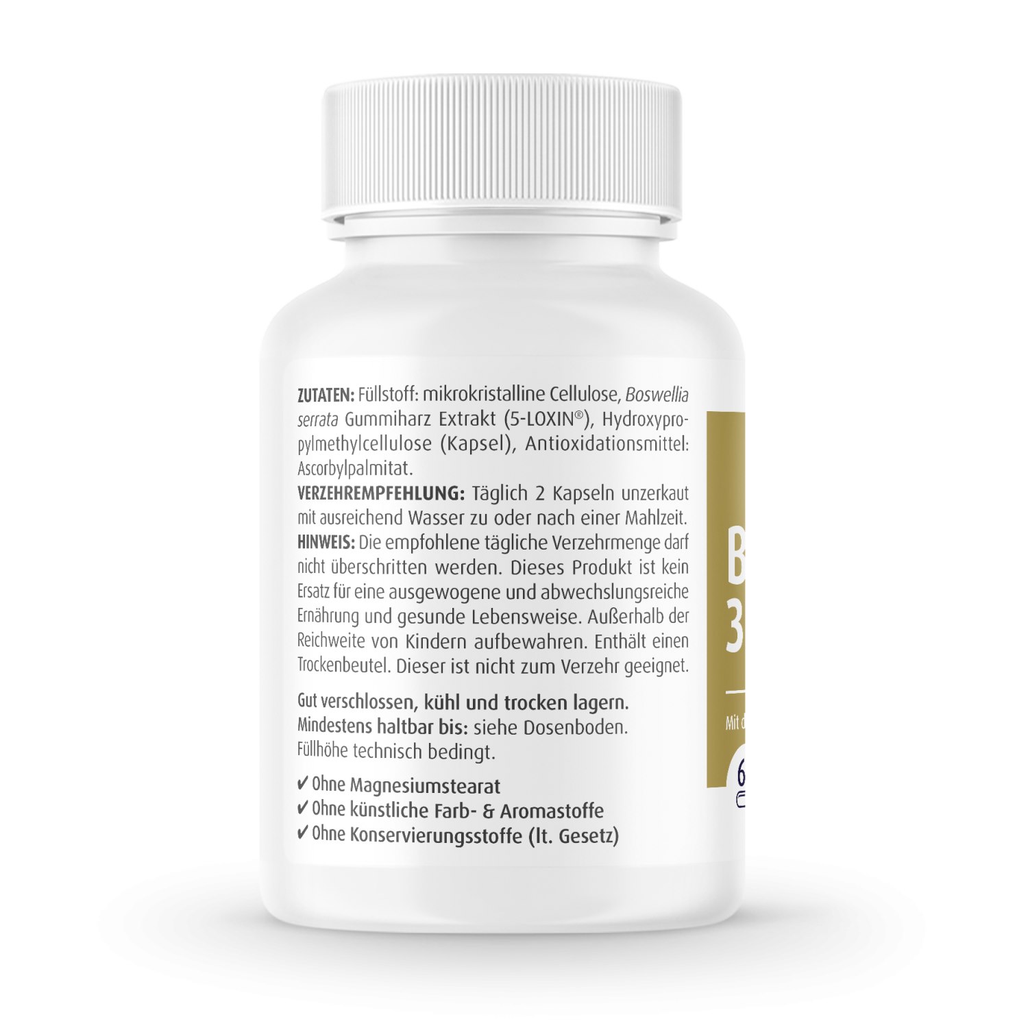 Boswellia 30% AKBA 50mg - 60 Kapseln