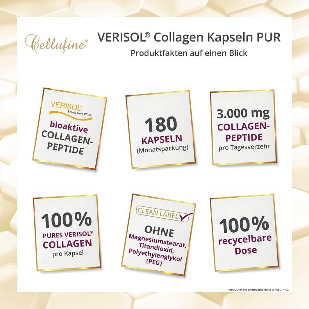 Cellufine VERISOL B (Rind) Collagen-Kapseln PUR - 180 Kapseln