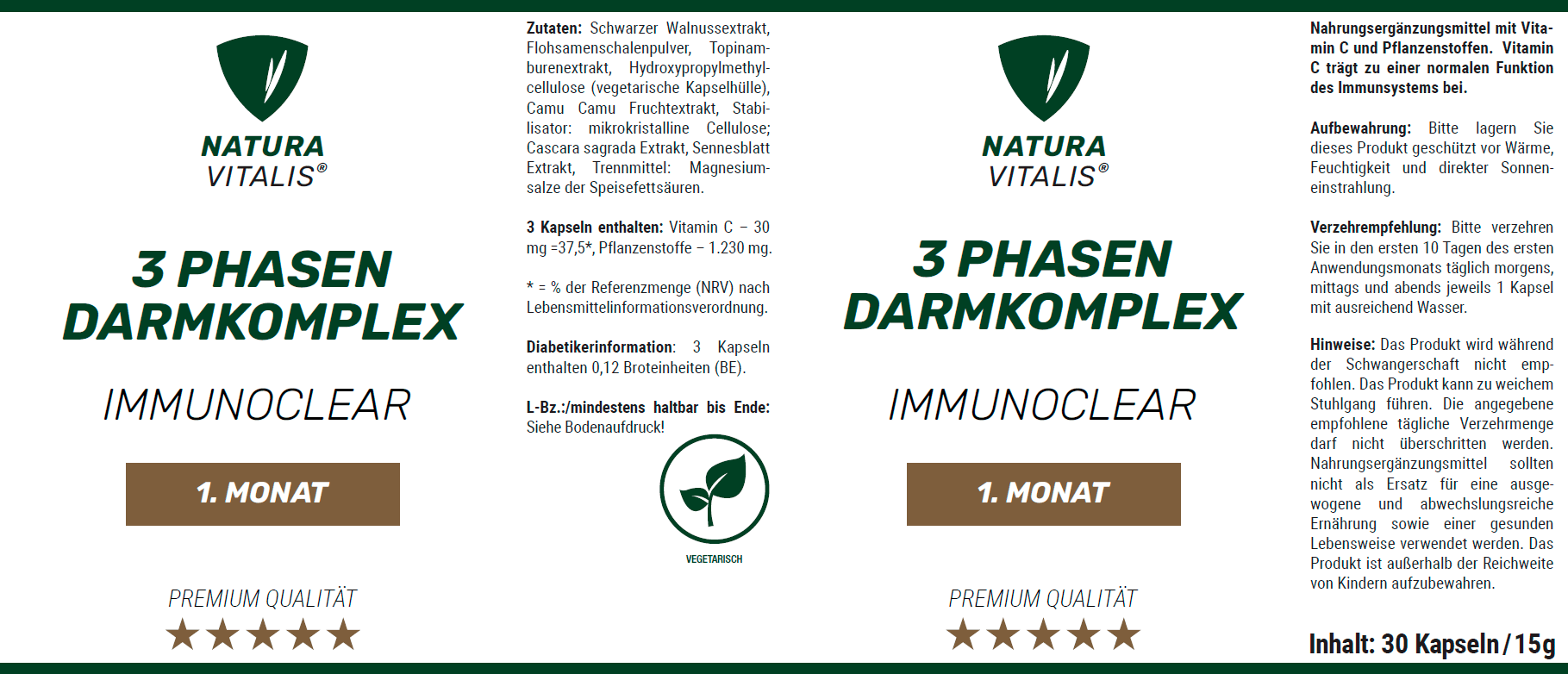 3-Phasen-Darmkomplex (3 x 30 Kapseln)