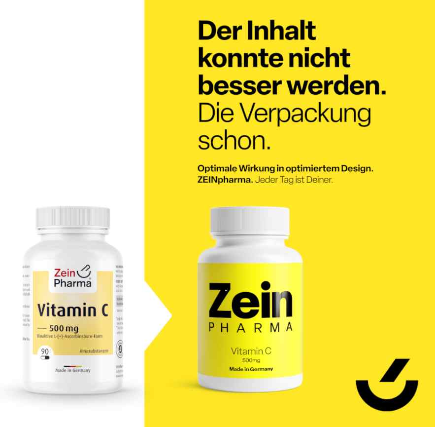 Vitamin C Kapseln 500mg - 90 Kapseln