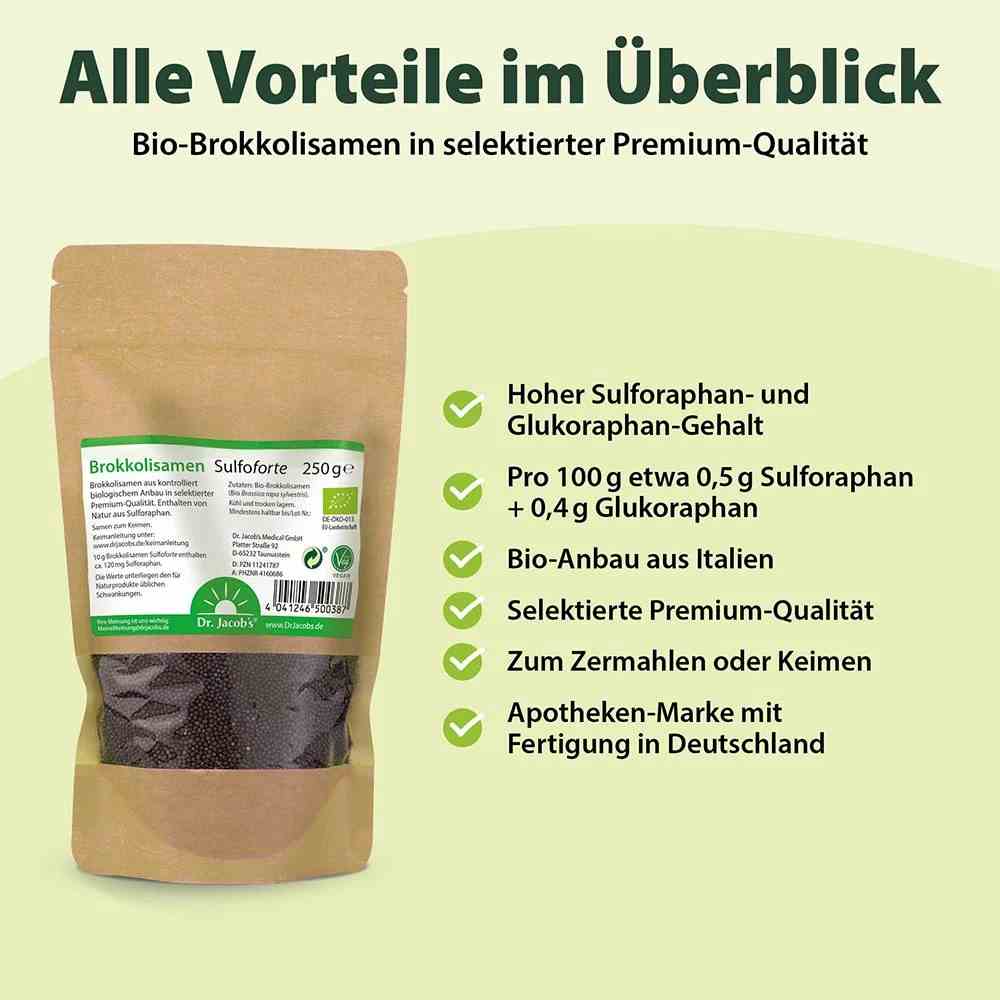 Brokkolisamen Sulfoforte 250g BIO