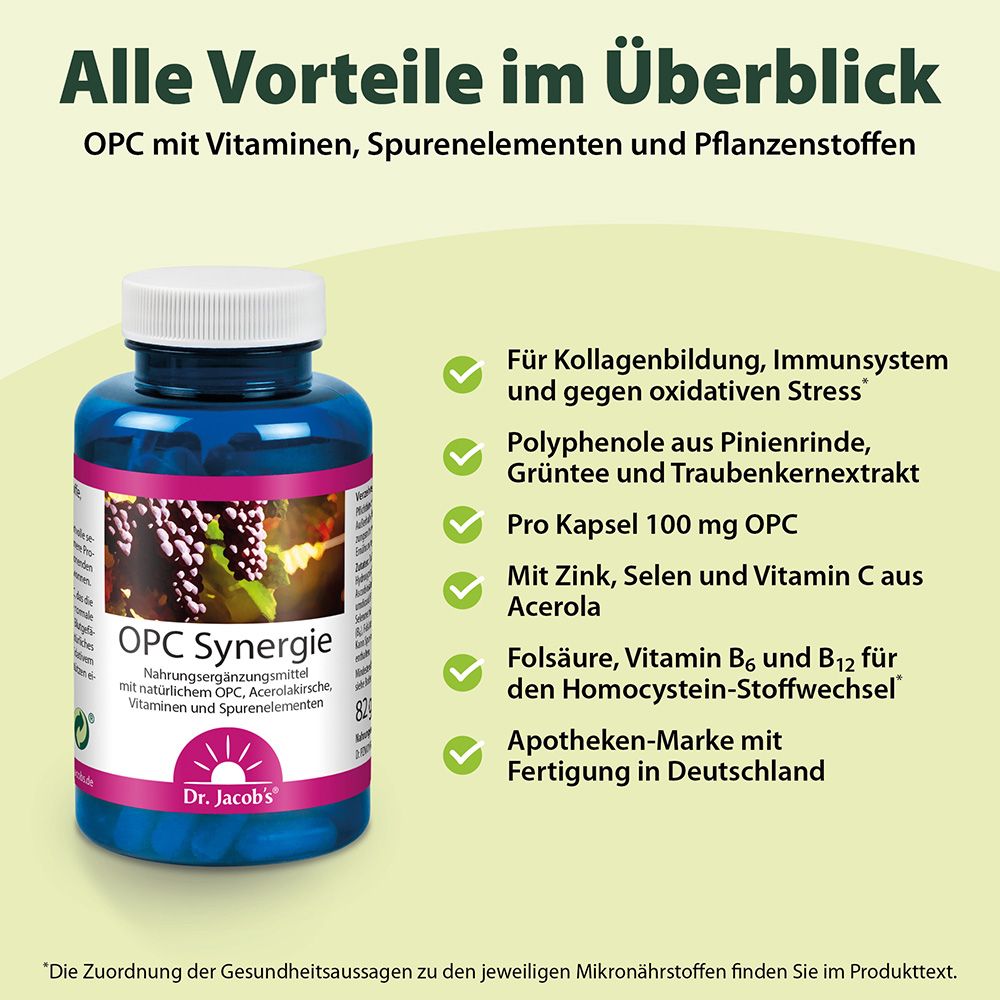 OPC Synergie 120 vegetarische Kapseln