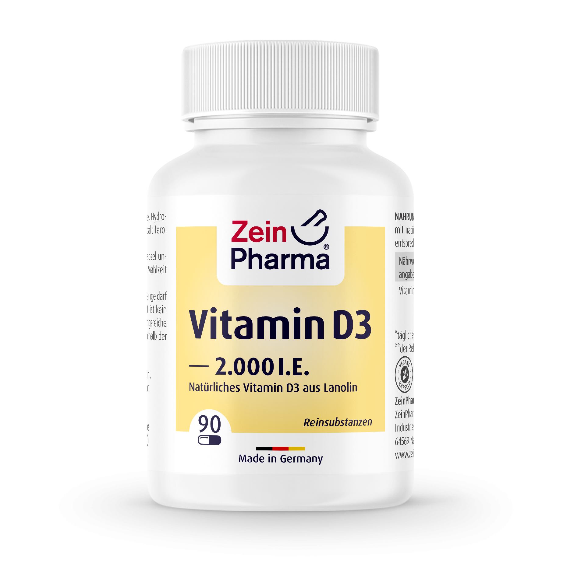 Vitamin D3 Kapseln 90 Stck - 2000 I.E.