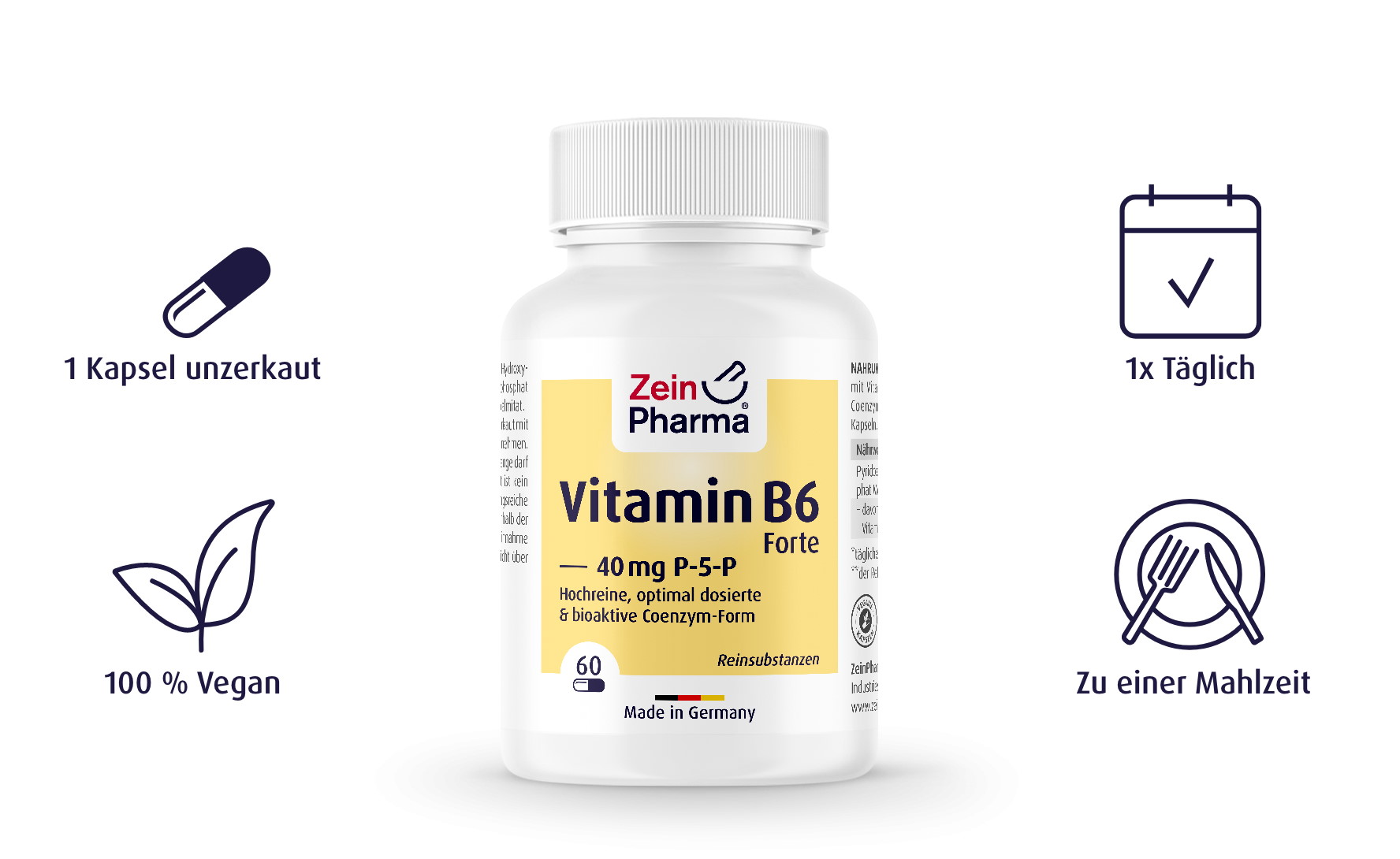 Vitamin B6 Forte P-5-P Kapseln 40mg