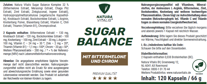 Sugar Balance - 120 Kapseln