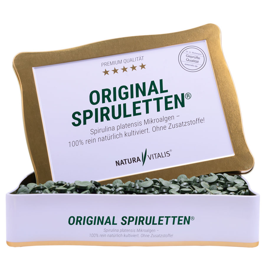 Spirulina 2000 Original Spiruletten® in wunderschöner Schmuckdose