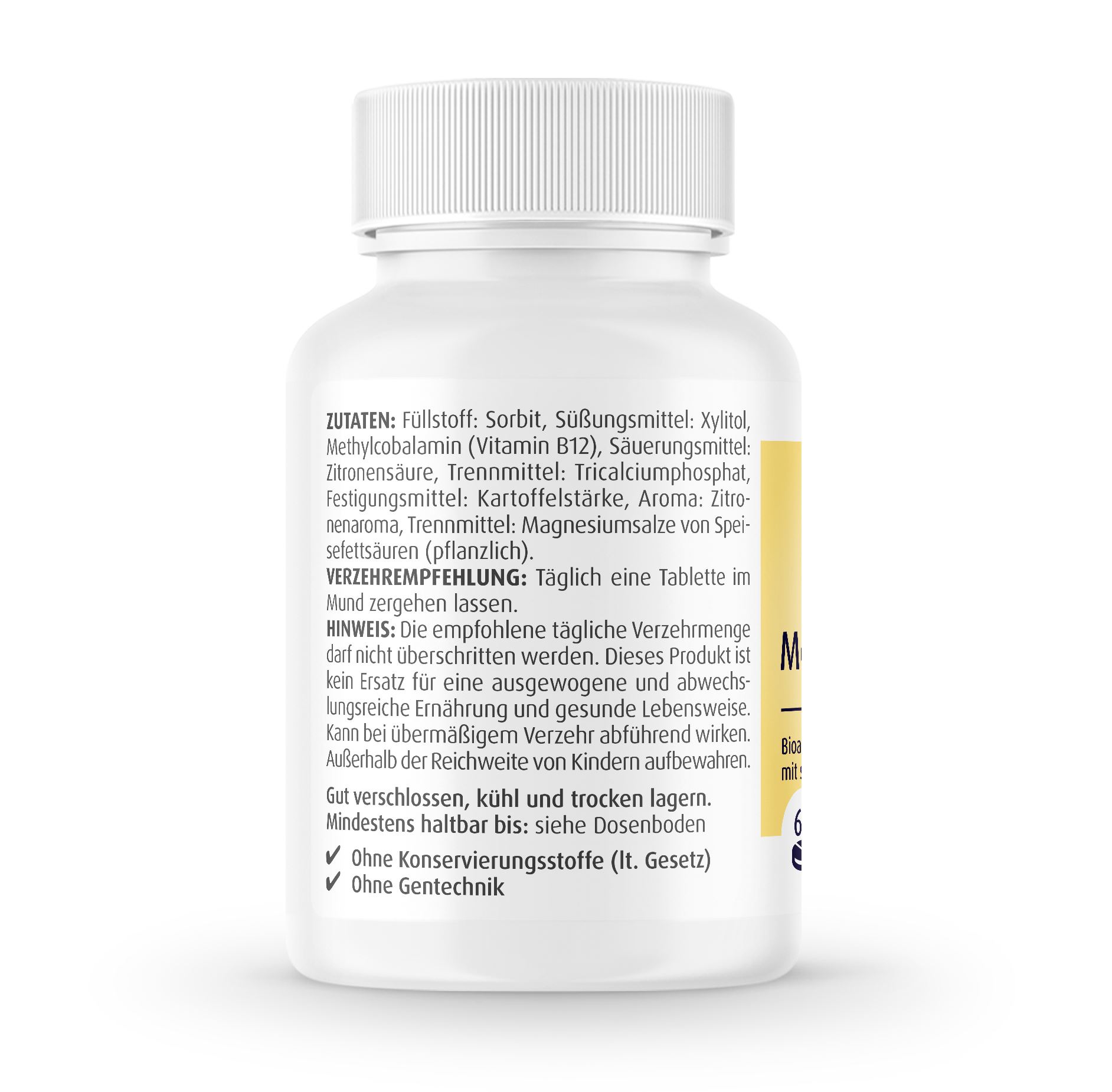 Vitamin B12  Lutschtabletten 60 Stck - 500μg