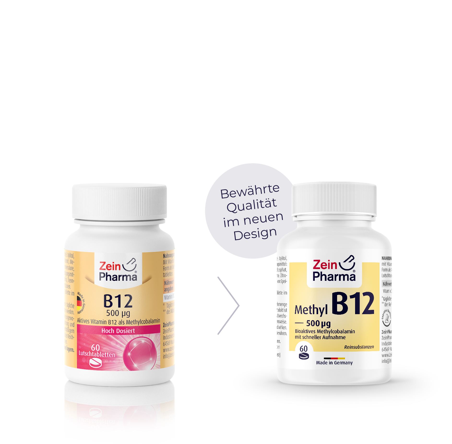 Vitamin B12  Lutschtabletten 60 Stck - 500μg