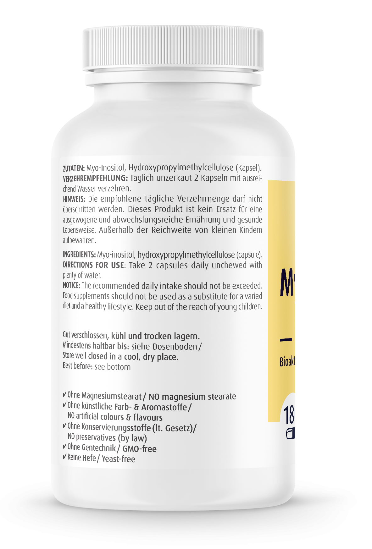 Myo-Inositol 180 Kapseln von ZeinPharma