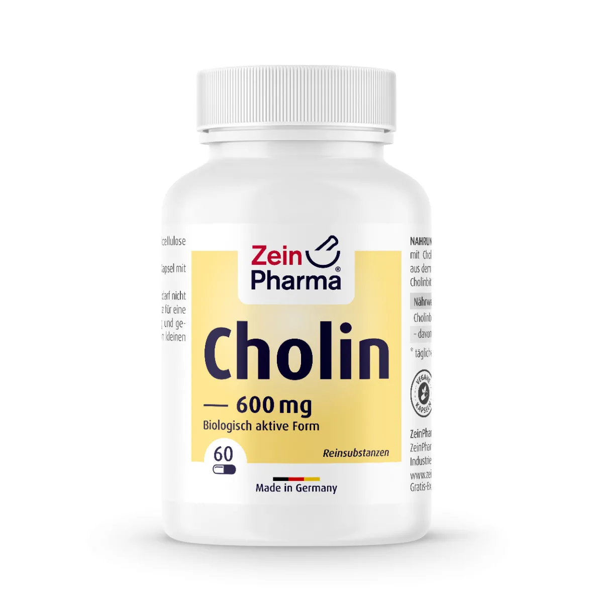 Cholin 600 mg - 60 Kapseln