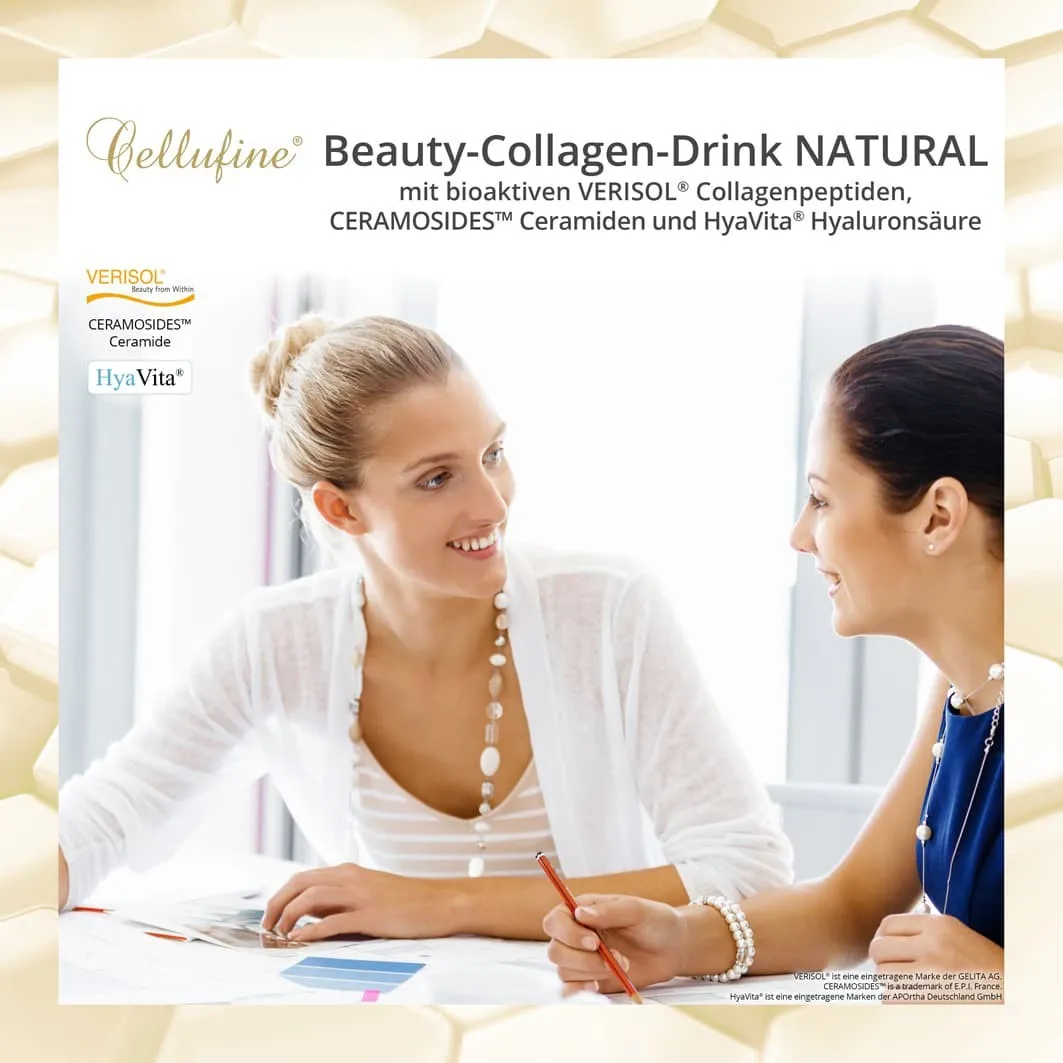 Cellufine Beauty-Collagen-Drink mit HyaVita Hyaluronsure NATURAL - 180g