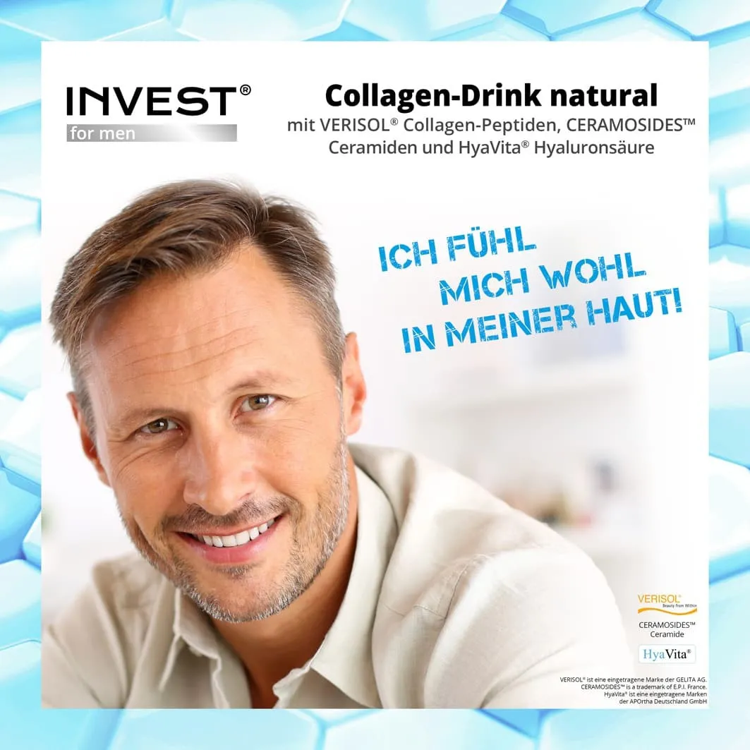 Cellufine INVEST MEN Collagen-Drink natural fr Mnner - 180g
