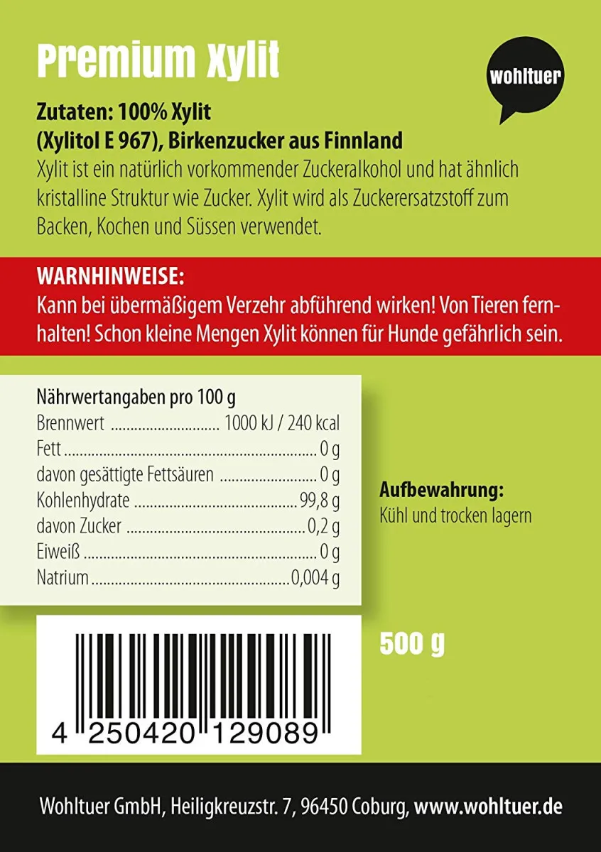 Xylit Birkenzucker - 500g
