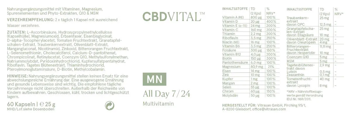 All Day 7 / 24 - 90 Kapseln