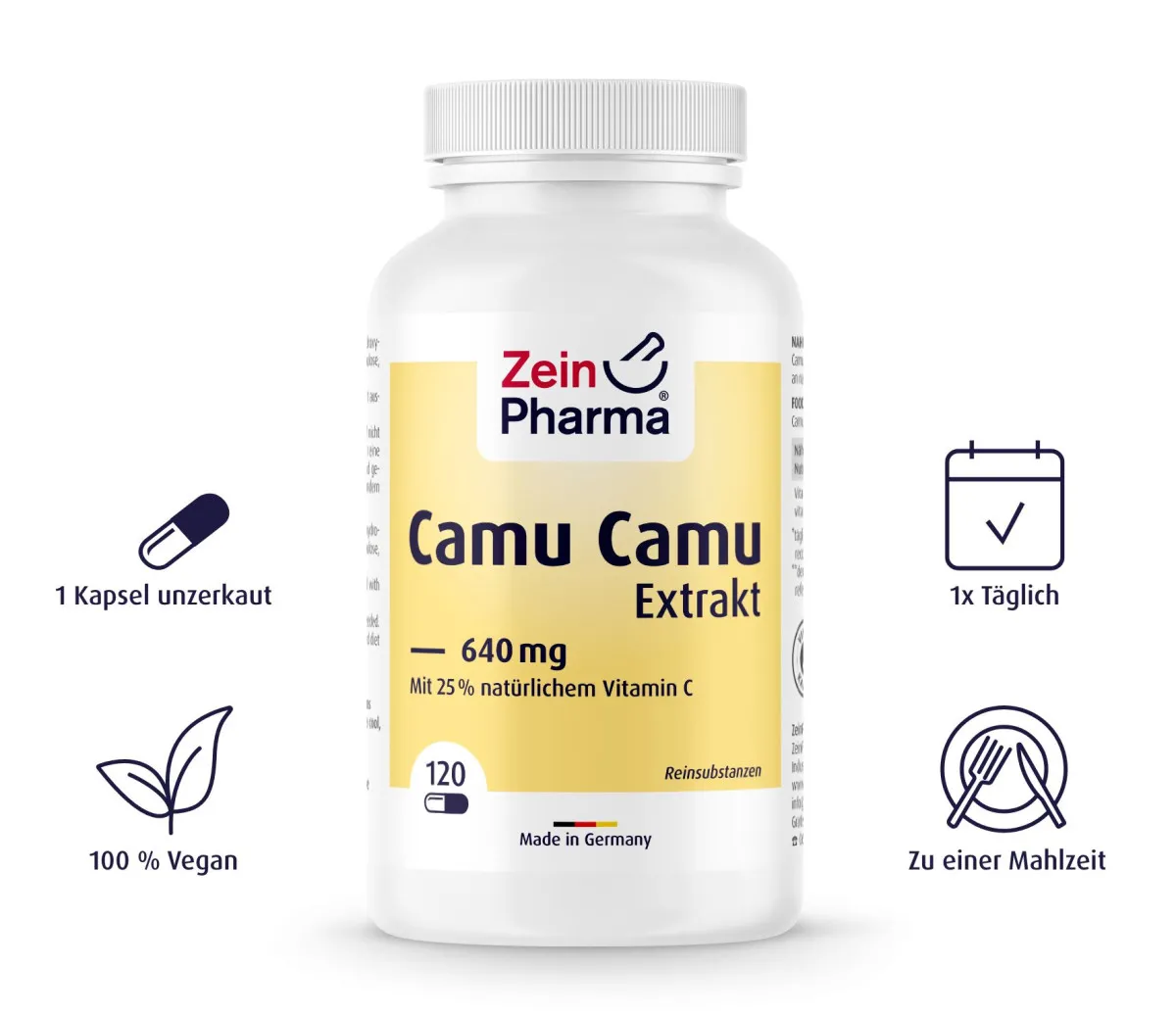 Camu Camu Extrakt von ZeinPharma - 120 Kapseln