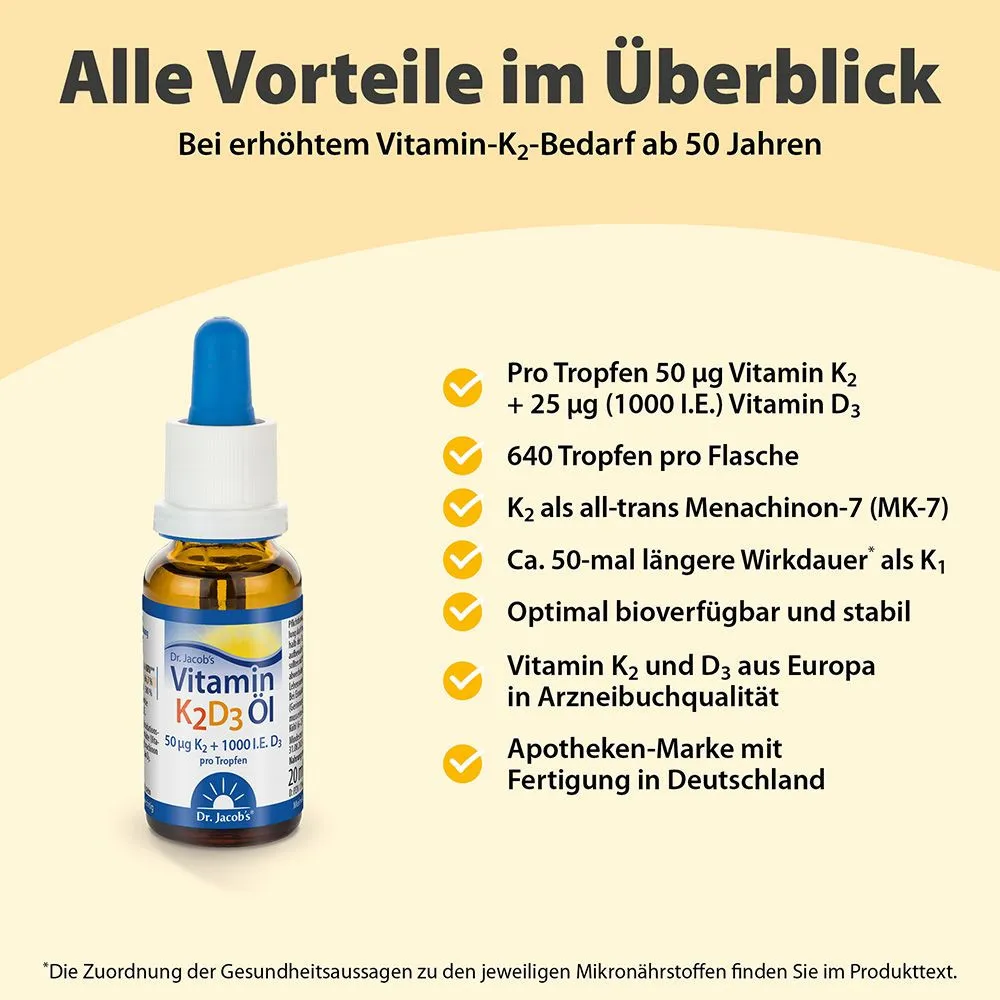 Dr. Jacob's Vitamin K2D3 l - 20 ml