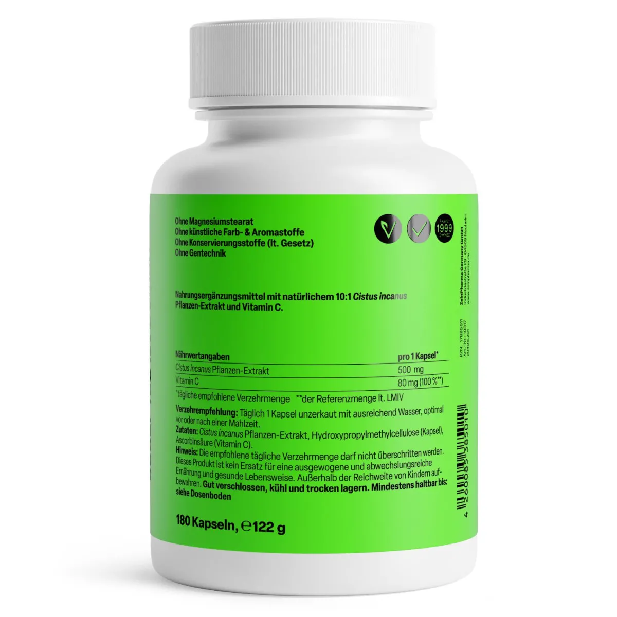 Cistus Kapseln 500 mg - 180 Kapseln