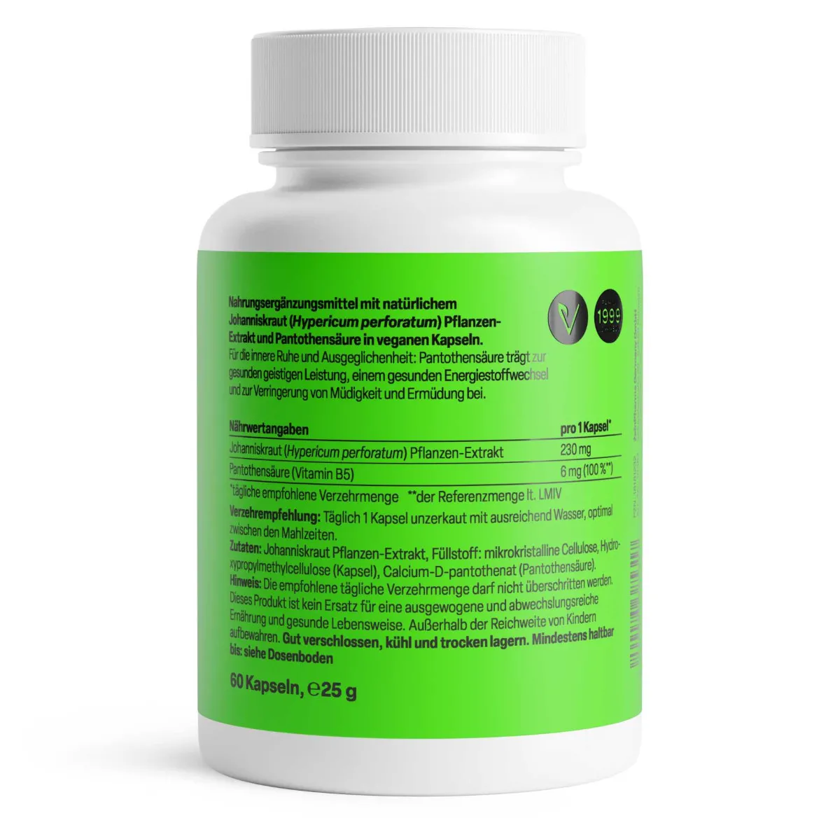 Johanniskraut Kapseln 230mg - 60 Kapseln