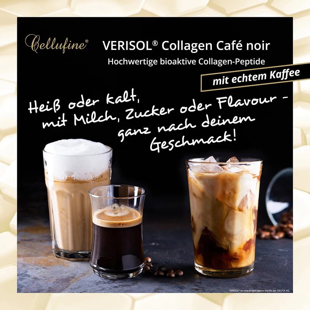 Cellufine Caf noir Collagen-Kaffee - VERISOL B (Rind) - 300 g Doypack