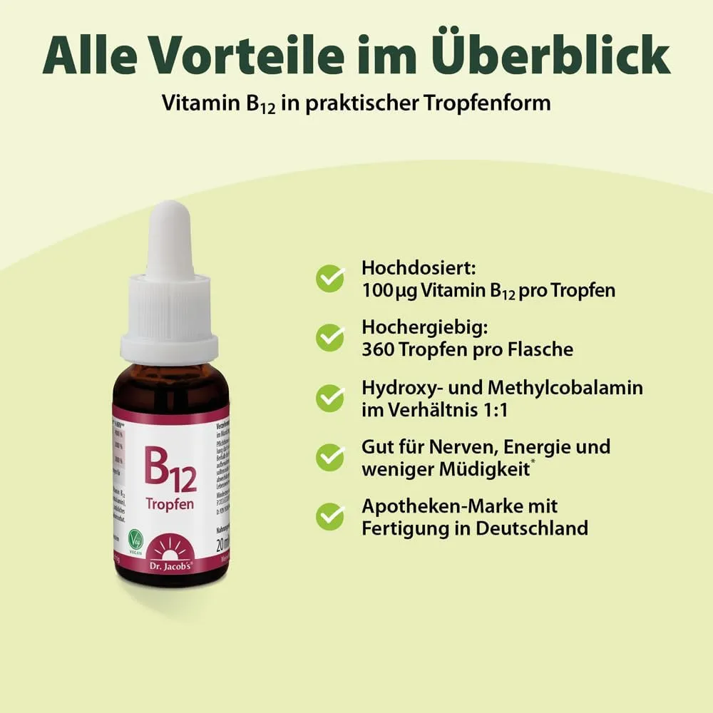 Dr. Jacob's B12 Tropfen 20ml