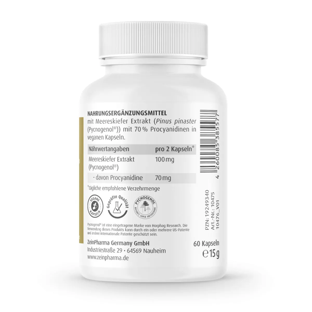 Pycnogenol 50mg - 60 Kapseln