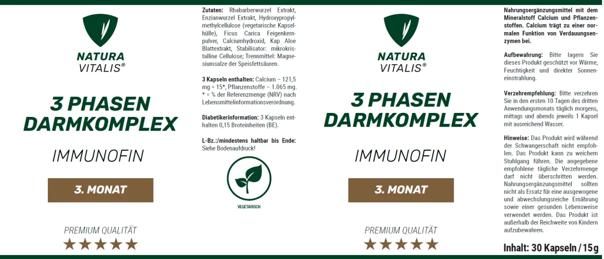 3-Phasen-Darmkomplex (3 x 30 Kapseln)