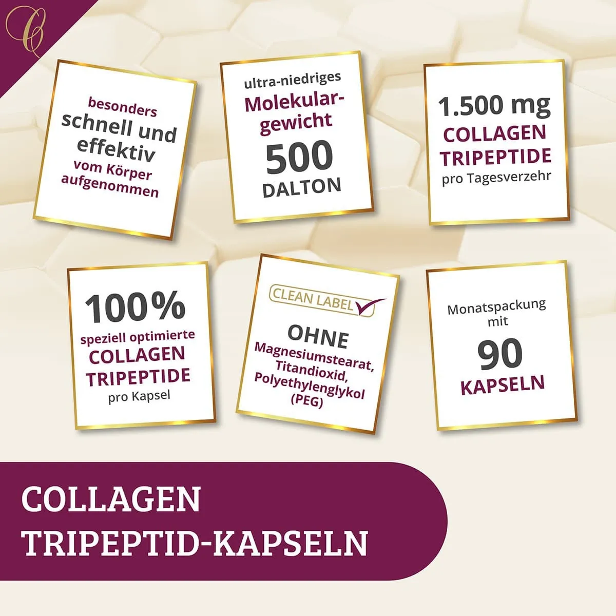 Cellufine� TriColl� Collagen Tripeptide - 90 Kapseln