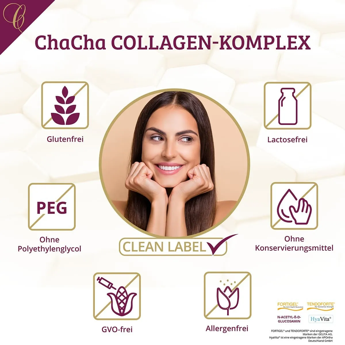 Cellufine� ChaCha Collagen-Komplex mit FORTIGEL� B + TENDOFORTE� B - 340g Pulver