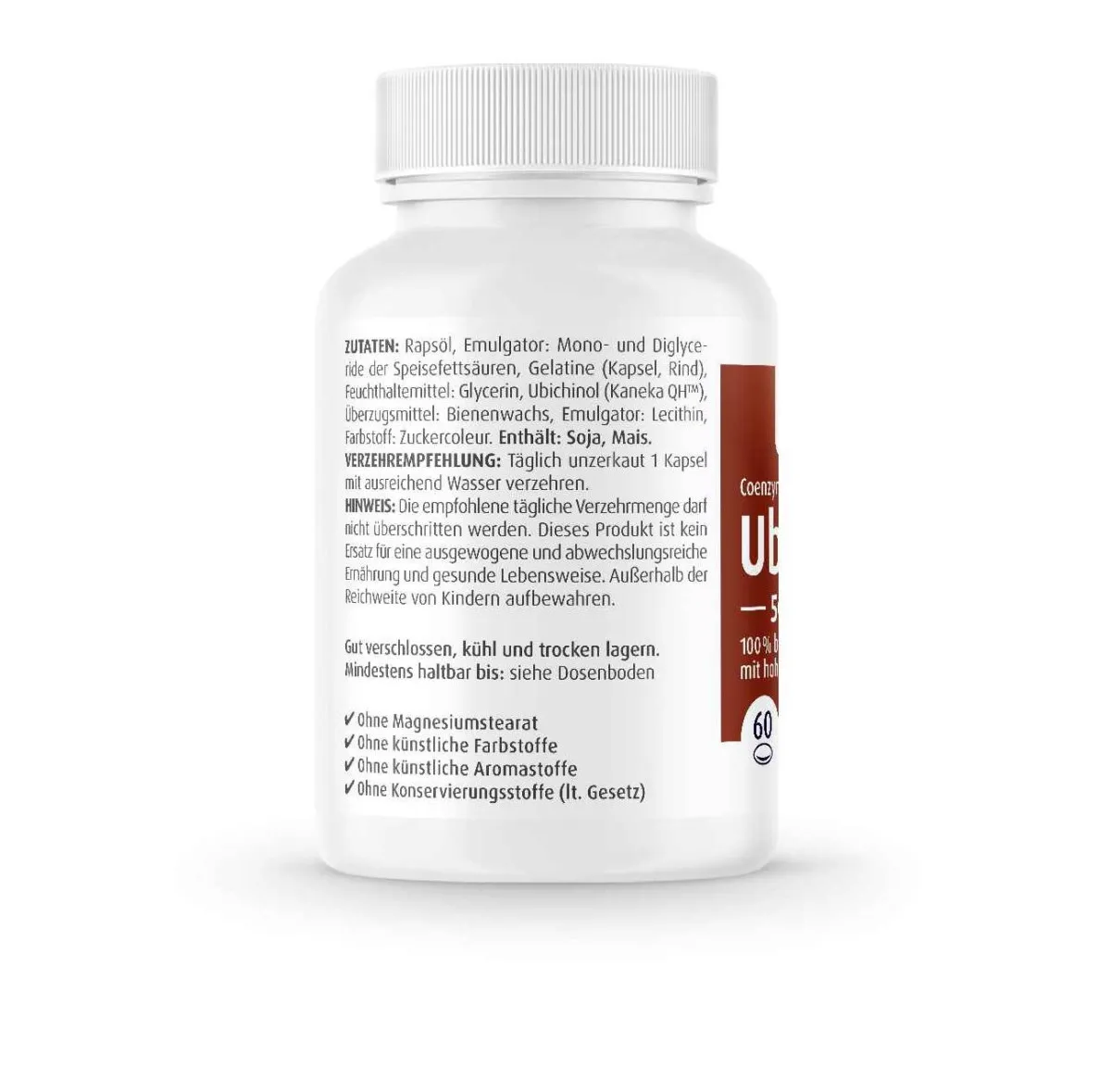 Ubichinol Coenzym Q10 50mg - 60 Kapseln