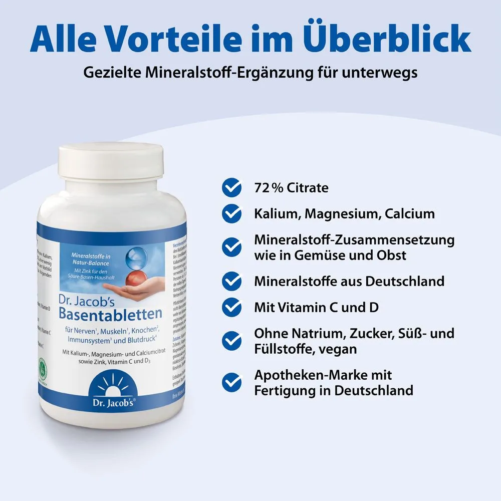 Dr. Jacob's Basentabletten 250 Tabl.