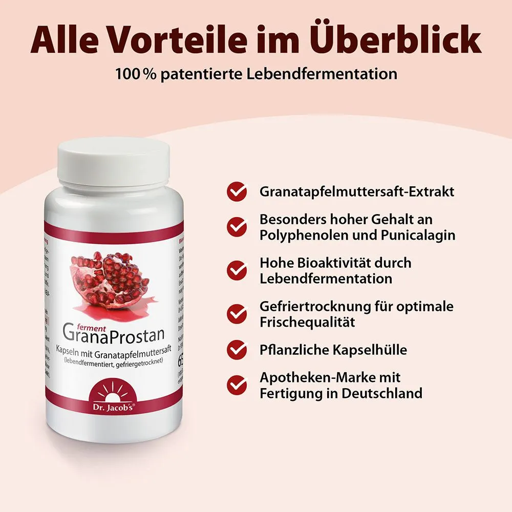 Dr. Jacob's GranaProstan ferment - 100 Kapseln