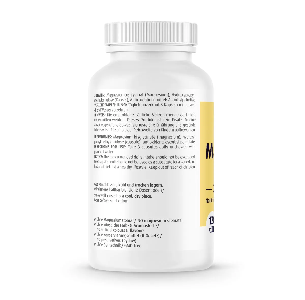 Magnesiumchelat 120 Kapseln von ZeinPharma