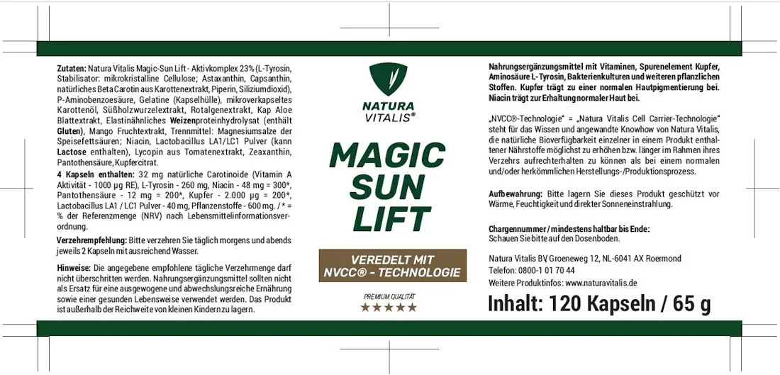 Magic Sun Lift 120 Br�unungskapseln Turbo-Br�une