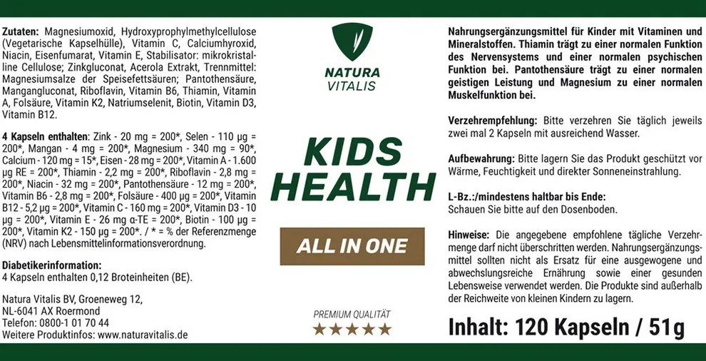 Kids Health - All in One - 120 Kapseln