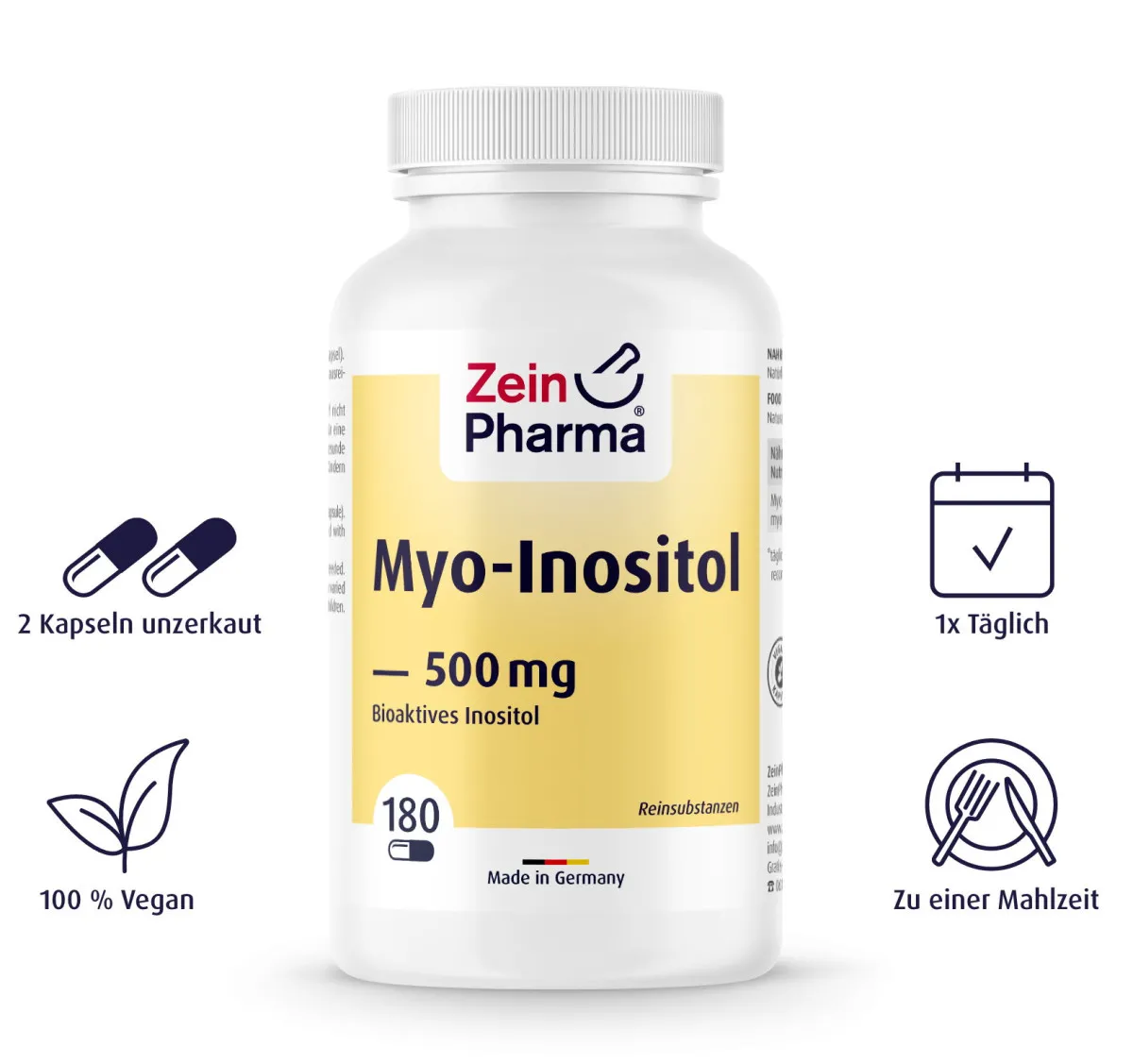 Myo-Inositol 180 Kapseln von ZeinPharma