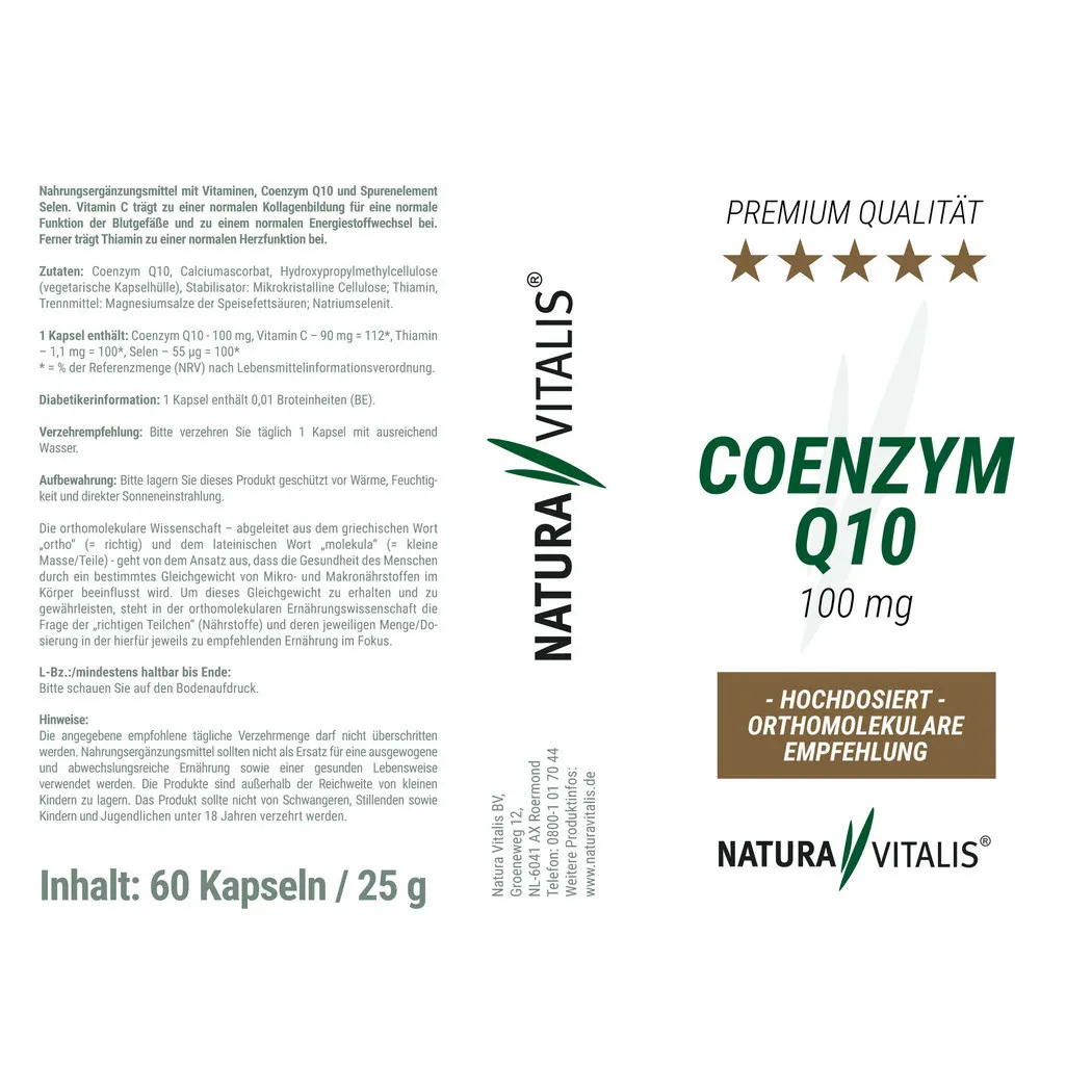 Coenzym Q10 hochdosiert 100mg